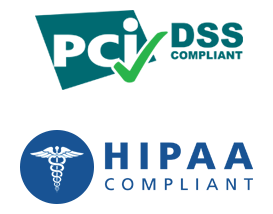 PCI and HIPAA COMPLIANT